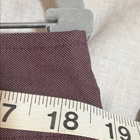 Dressbarn Deep Burgundy Pencil Skirt - Picture 7 of 7